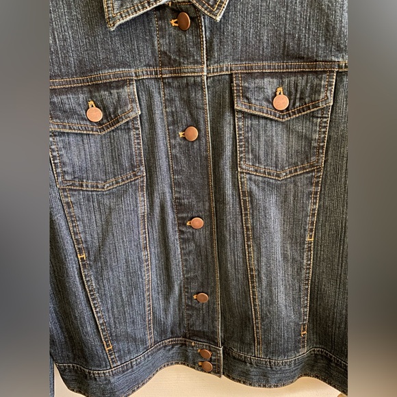 Jacket Blue Jean Womens Izod Denim Jacket - Picture 8 of 10